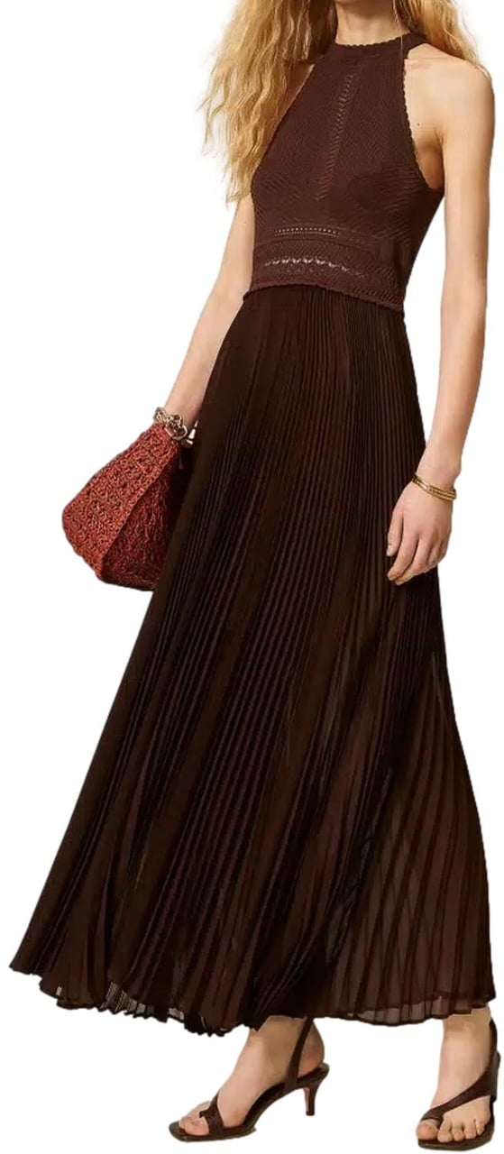 Twin-set Dresses Coffee Liqueur Bruin