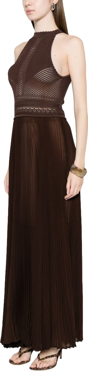 Twin-set Dresses Marrone Bruin