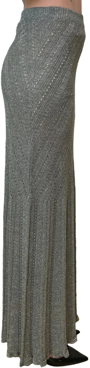 Twin-set Skirts Verde Alpino Chiaro Lurex Lichtgrijs