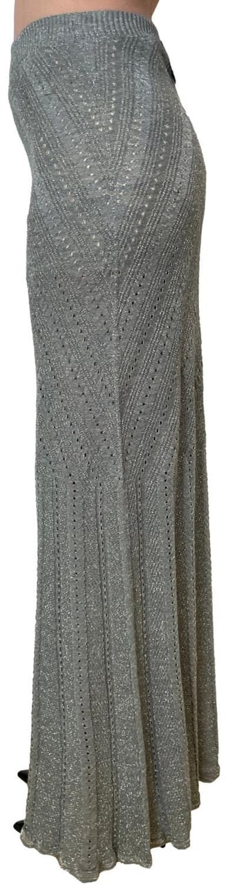 Twin-set Skirts Verde Alpino Chiaro Lurex Lichtgrijs