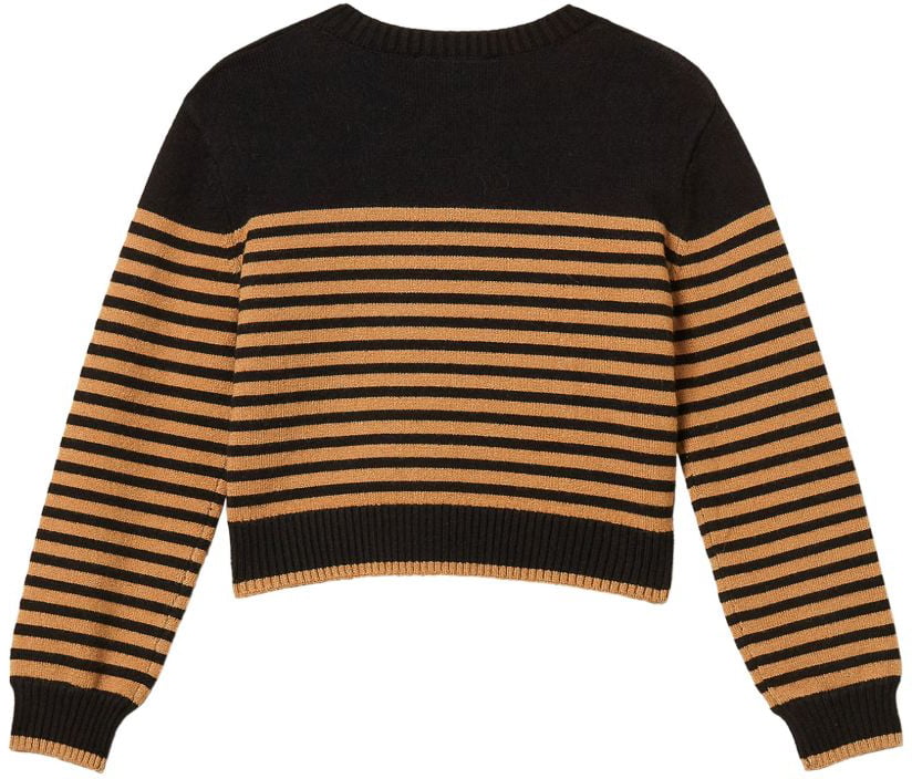 Twin-set Sweaters Riga Nero/Iced Coffee Beige