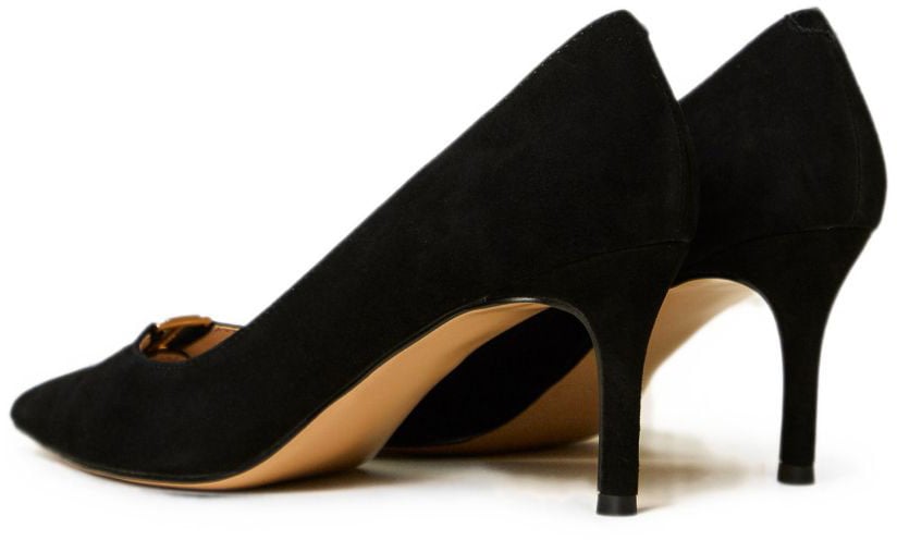 Twin-set With Heel Nero Maroon