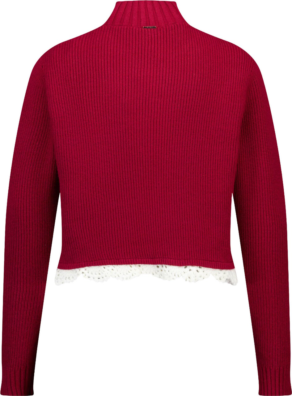 Twin-set Twinset Kinder Meisjes Trui In Bordeaux Rood
