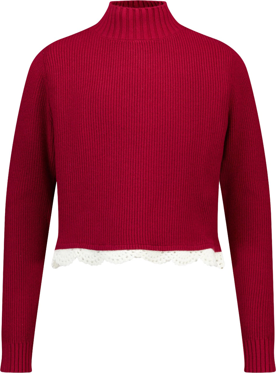 Twin-set Twinset Kinder Meisjes Trui In Bordeaux Rood