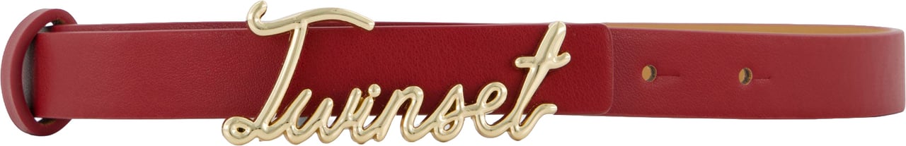 Twin-set Twinset Kinder Meisjes Riem In Bordeaux Rood