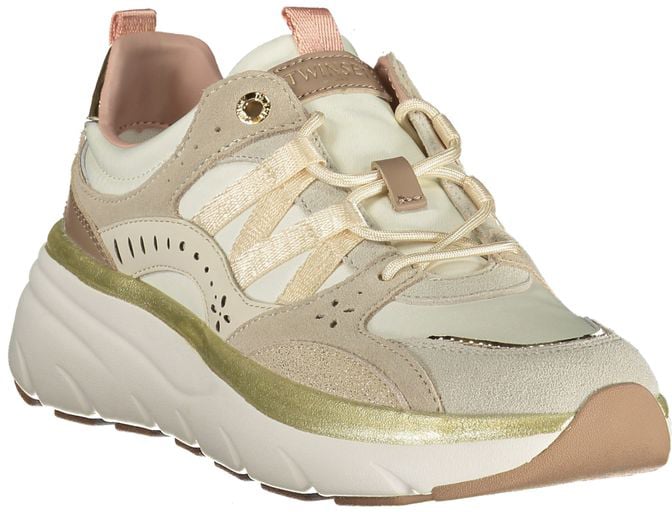 Twin-set Twinset Beige Polyurethane Women Sneaker Beige