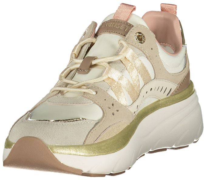 Twin-set Twinset Beige Polyurethane Women Sneaker Beige