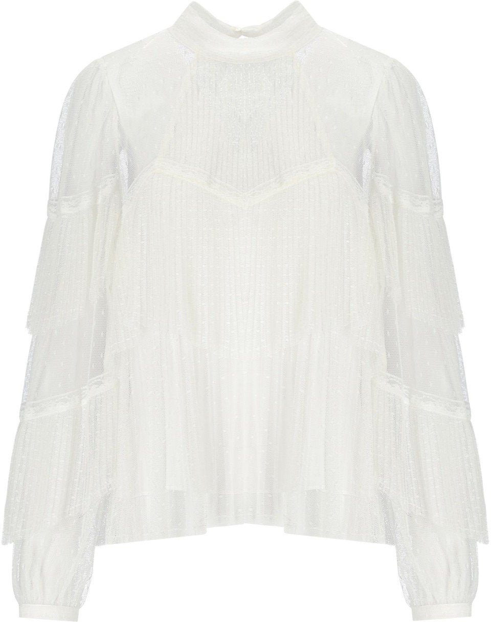 Twin-set TWINSET PLEATED BLOUSE Wit