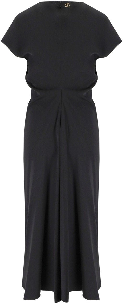 Twin-set TWINSET MIDI DRESS Zwart