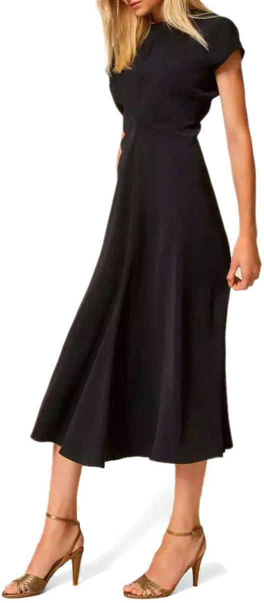 Twin-set TWINSET MIDI DRESS Zwart