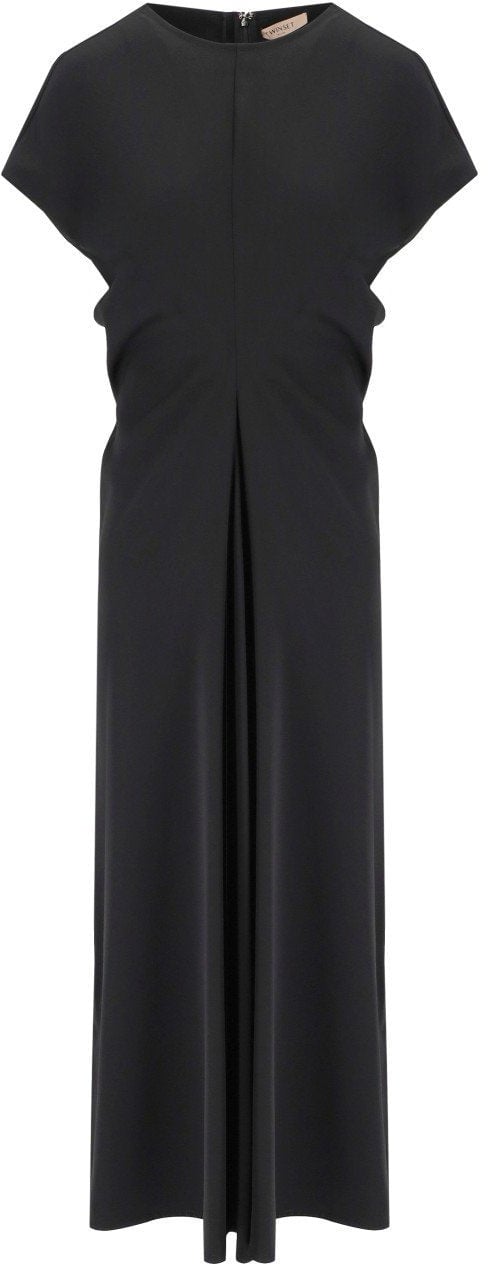 Twin-set TWINSET MIDI DRESS Zwart