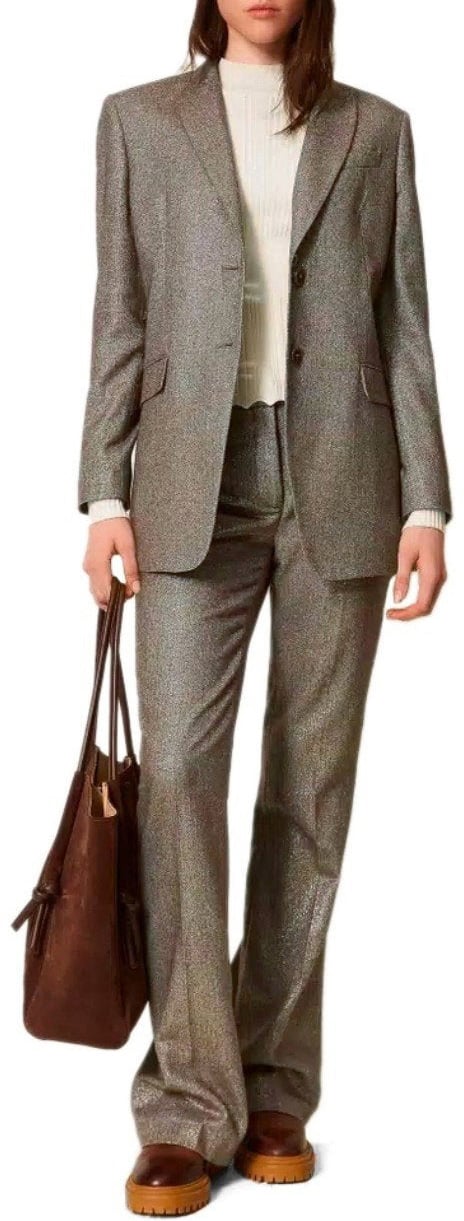 Twin-set TWINSET SINGLE-BREASTED BLAZER Beige