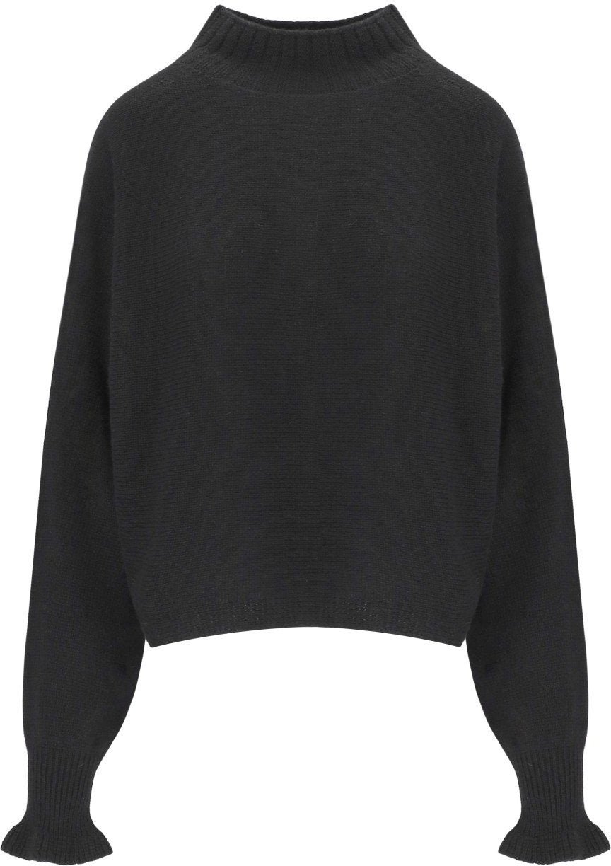 Twin-set TWINSET TURTLENECK SWEATER Zwart