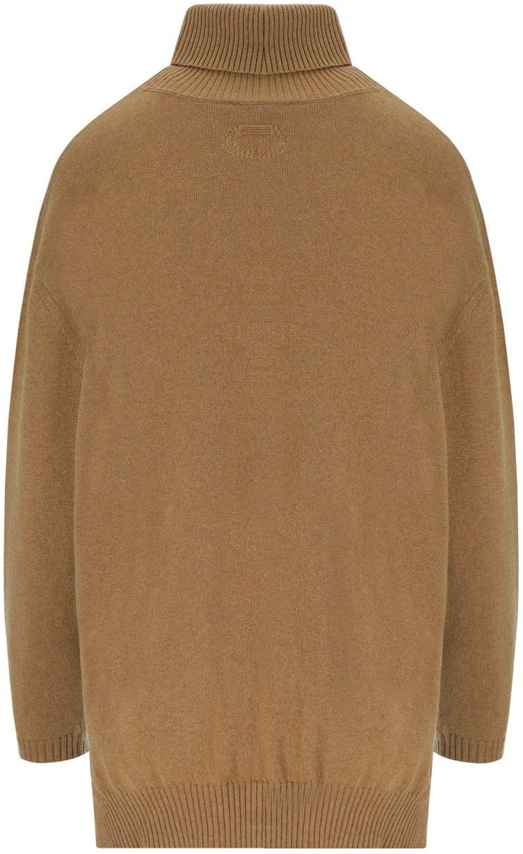 Twin-set TWINSET CAMEL TURTLENECK SWEATER Bruin