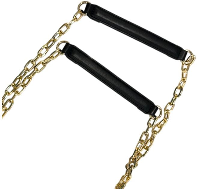 Twin-set Twinset Black PU Women Crossbody Bag Zwart