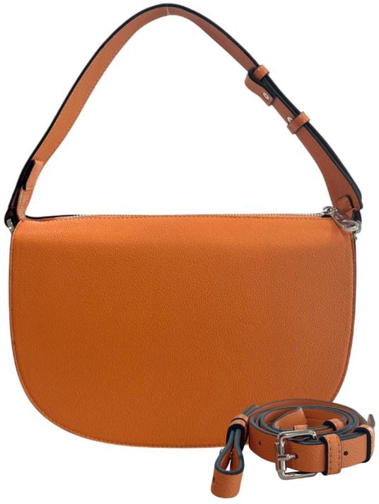Twin-set Twinset Orange Polyurethane Women Shoulder Bag Oranje