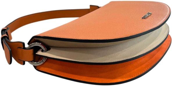 Twin-set Twinset Orange Polyurethane Women Shoulder Bag Oranje