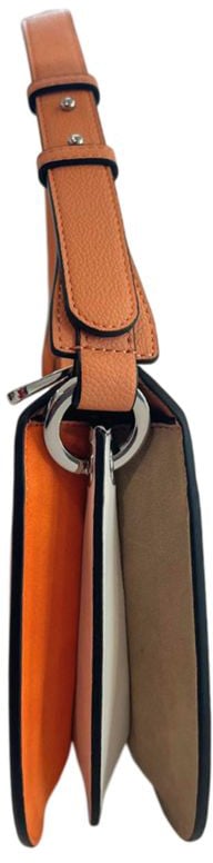 Twin-set Twinset Orange Polyurethane Women Shoulder Bag Oranje