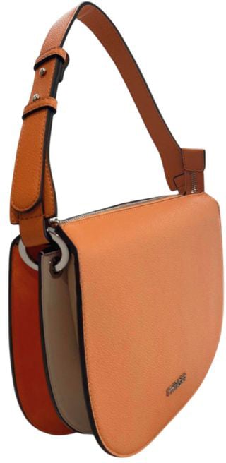 Twin-set Twinset Orange Polyurethane Women Shoulder Bag Oranje