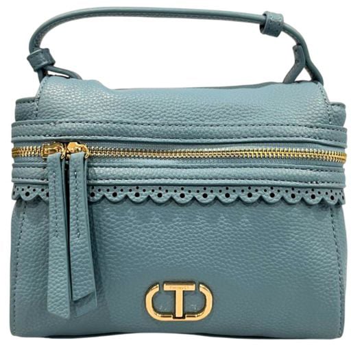 Twin-set Twinset Blue PU Women Handbag Blauw