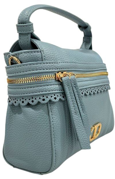 Twin-set Twinset Blue PU Women Handbag Blauw