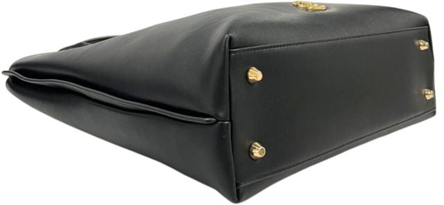 Twin-set Twinset Black PU Women Shoulder Bag Zwart