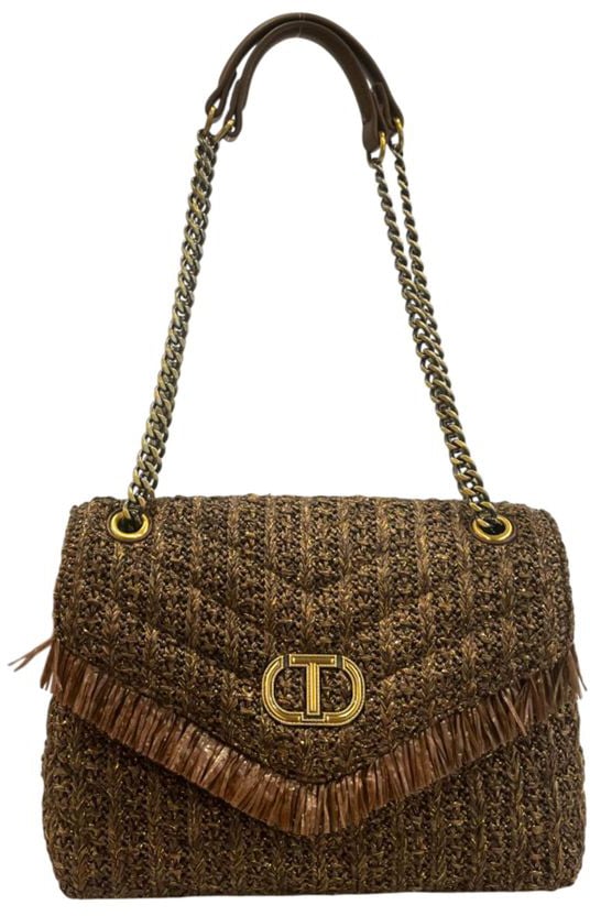 Twin-set Twinset Brown Polypropylene Women Crossbody Bag Bruin