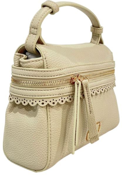 Twin-set Twinset Beige PU Women Handbag Beige