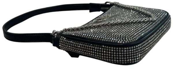 Twin-set Twinset Purple PU Women Shoulder Bag Zwart