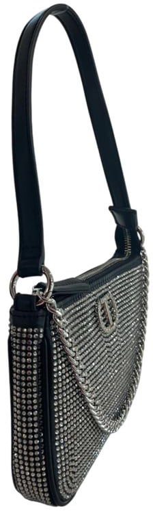 Twin-set Twinset Purple PU Women Shoulder Bag Zwart
