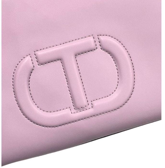 Twin-set Twinset Purple PU Women Handbag Paars