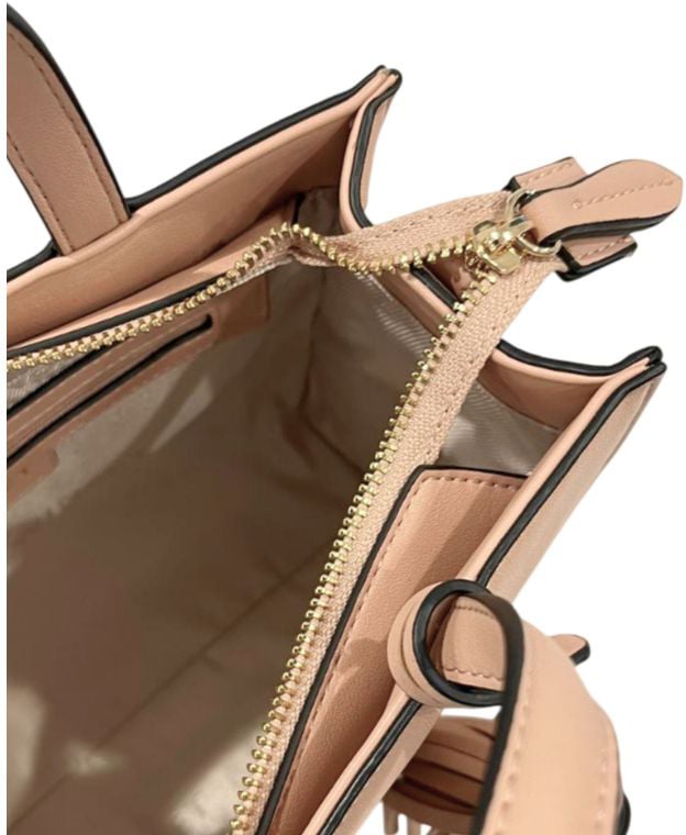 Twin-set Twinset Pink PU Women Handbag Roze