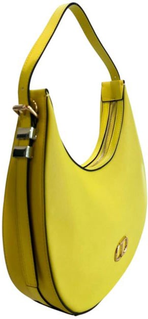 Twin-set Twinset Yellow PU Women Shoulder Bag Divers