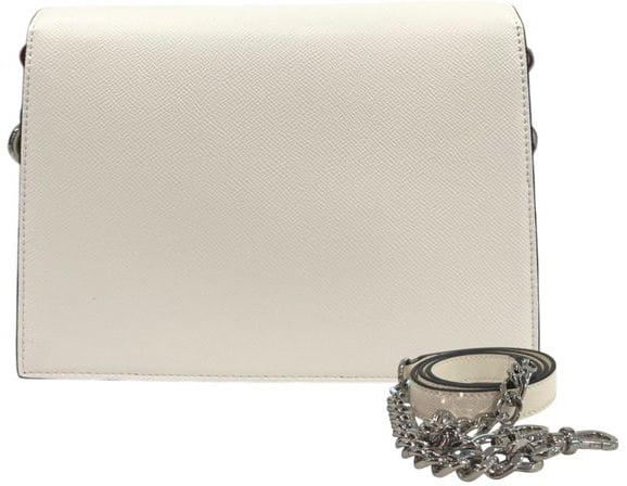 Twin-set Twinset White PU Women Crossbody Bag Zwart