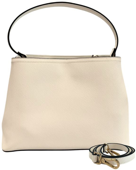 Twin-set Twinset White PU Women Handbag Zwart