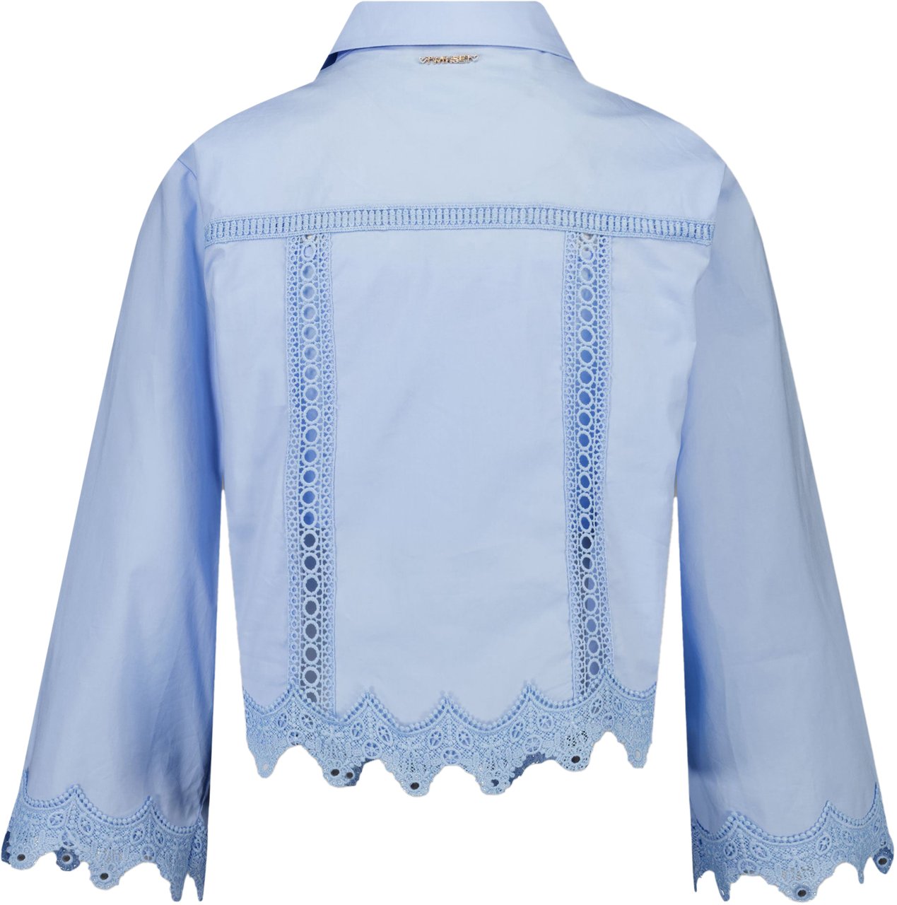 Twin-set Twinset Kinder Meisjes Blouse In Licht Blauw Blauw