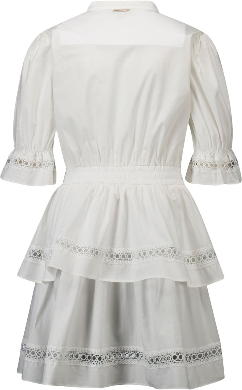 Twin-set Twinset Kinder Meisjes Jurk In Off-white Wit