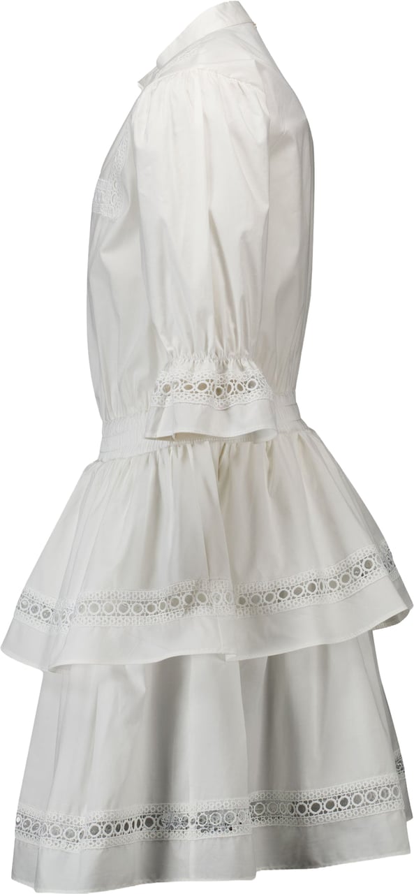 Twin-set Twinset Kinder Meisjes Jurk In Off-white Wit