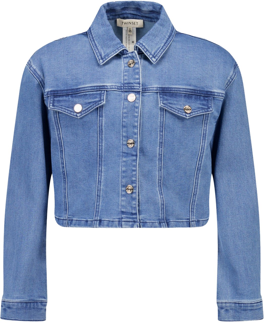 Twin-set Twinset Kinder Meisjes Spijkerjassen In Jeans Blauw