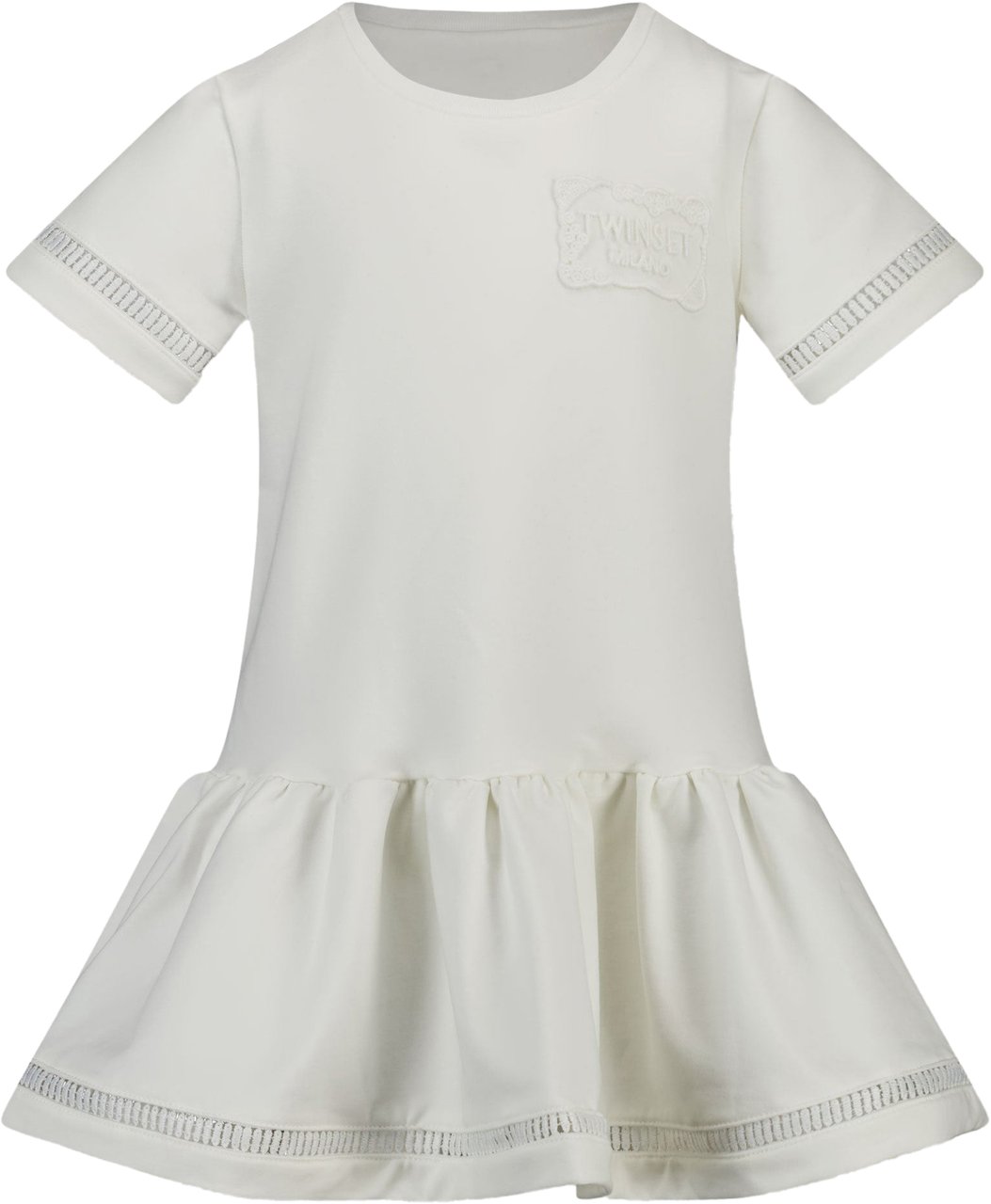 Twin-set Twinset Kinder Meisjes Jurk In Wit Wit