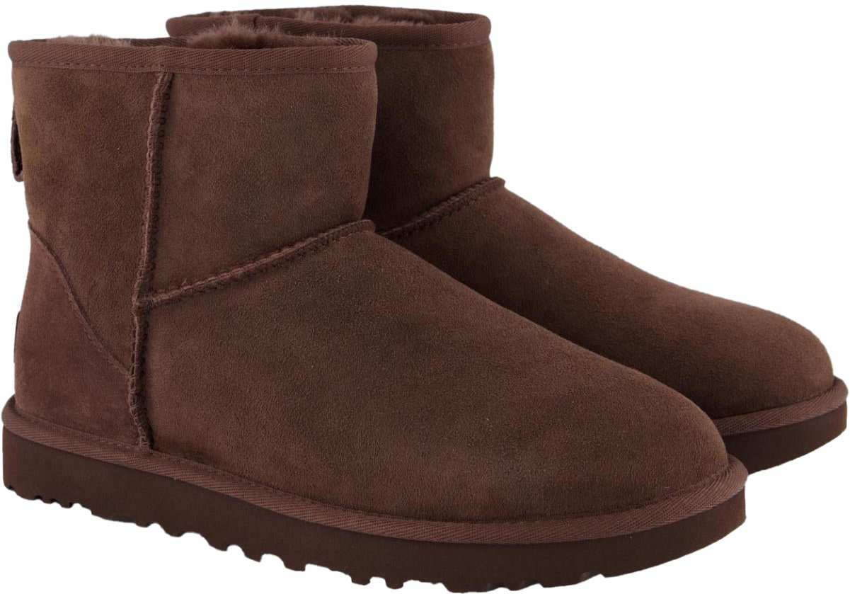 UGG Dames Classic Mini II Burnt Cedar Bruin