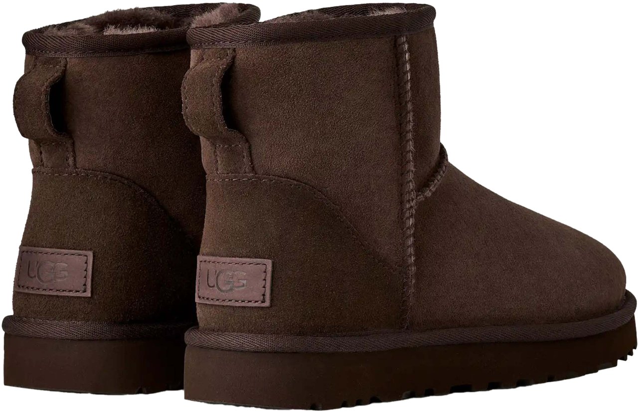 UGG Ugg W Classic Mini Ii Enkellaarzen Donkerbruin 1016222 Bruin