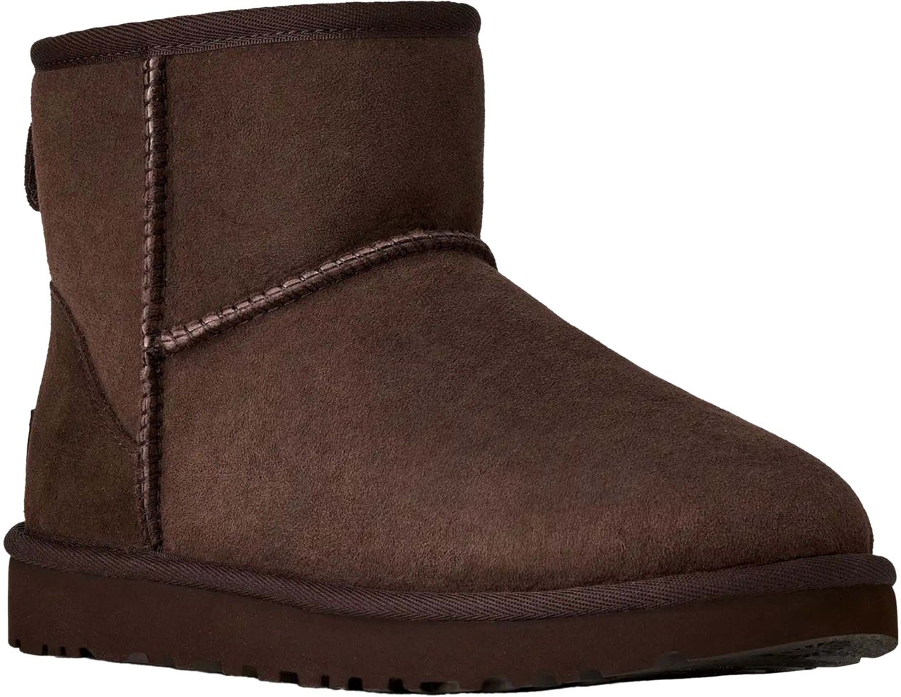 UGG Ugg W Classic Mini Ii Enkellaarzen Donkerbruin 1016222 Bruin
