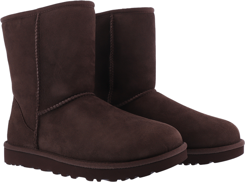 UGG Dames Classic Short Ii Burnt Cedar Bruin