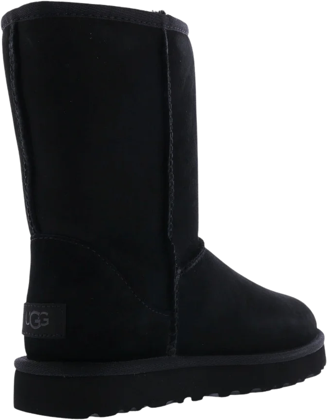 UGG Dames Classic Short II Zwart Zwart