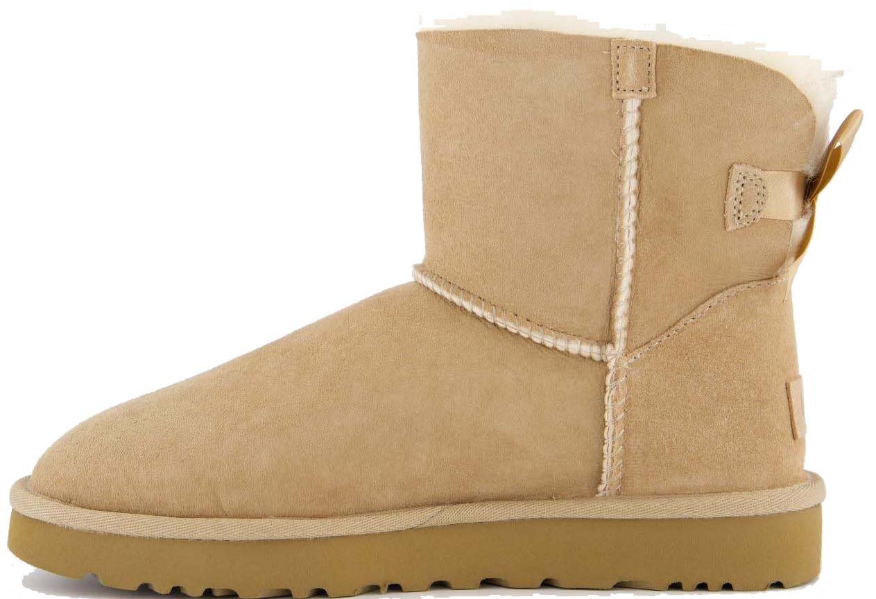 UGG Dames Mini Bailey Bow II Sand Beige