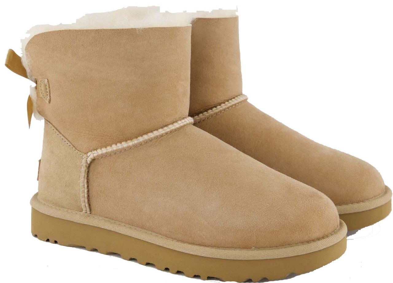 UGG Dames Mini Bailey Bow II Sand Beige