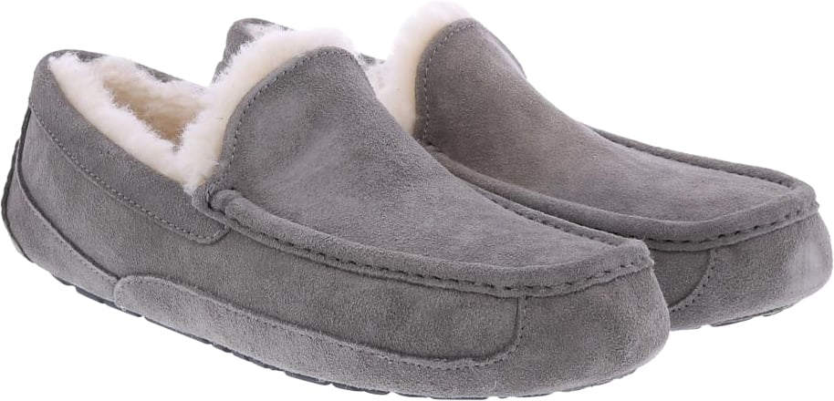 UGG Heren Ascot pantoffels Grijs