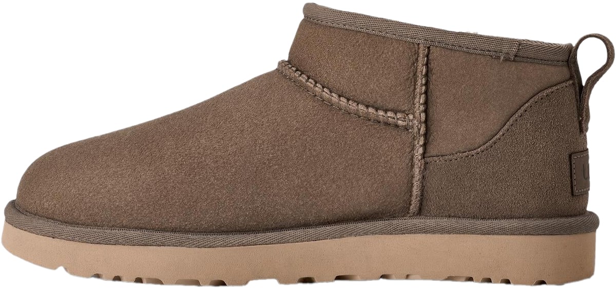 UGG Dames Ultra Mini Dried Orega Taupe Grijs