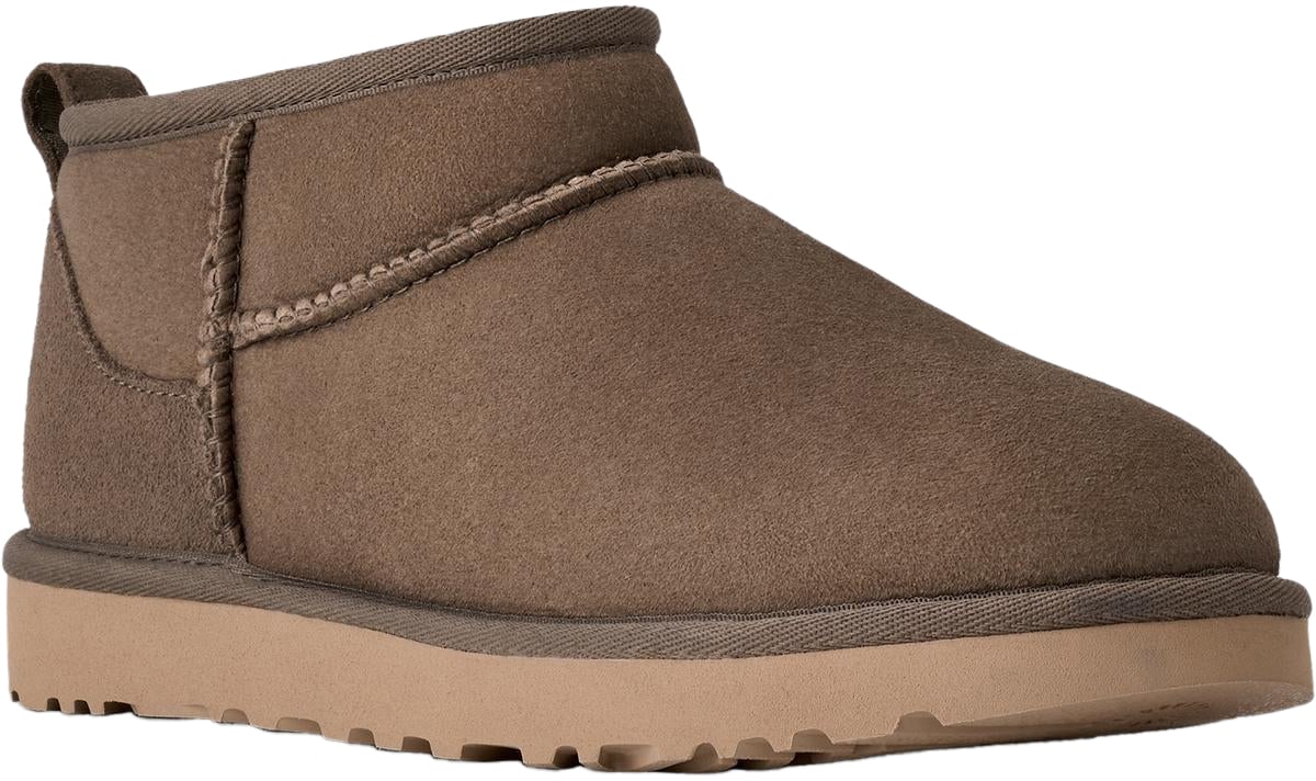 UGG Dames Ultra Mini Dried Orega Taupe Grijs